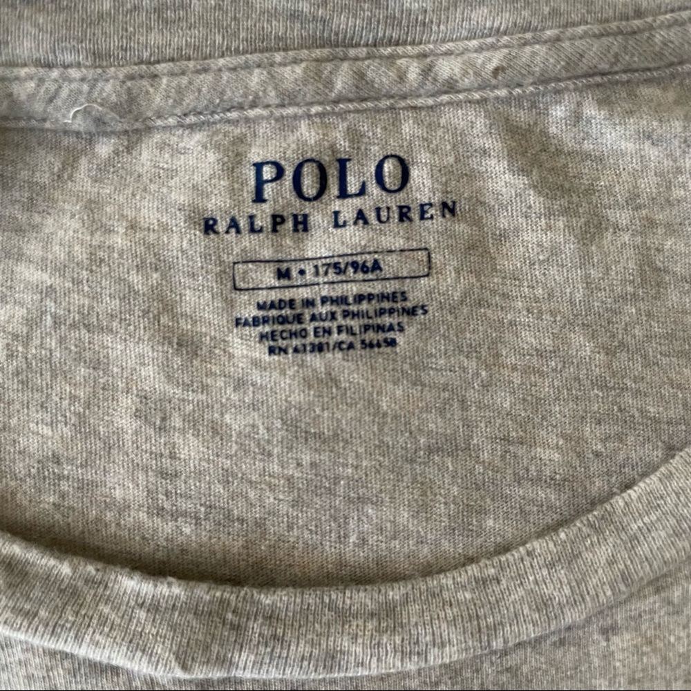 Ralph Lauren Polo Bear Gray T-Shirt - Picture 4 of 6